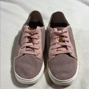 OluKai Pink and Cream Sneakers